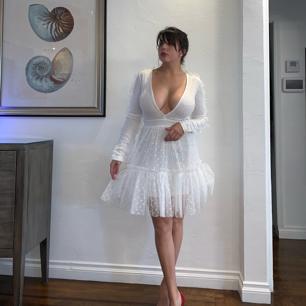 White Tulle Dress